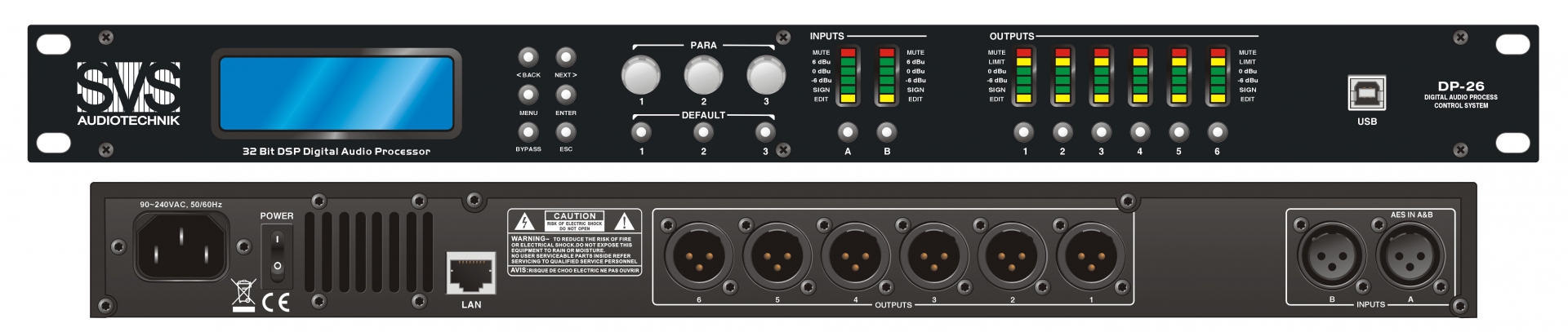 SVS Audiotechnik DP-26 Цифровой процессор: 2 входа 6 выходов в Южно-Сахалинске