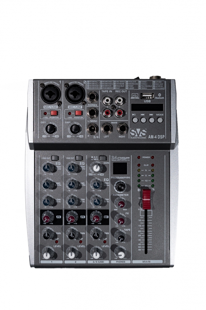 SVS Audiotechnik mixers AM-4 DSP Аналоговый микшерный пульт, 4-канала в Южно-Сахалинске