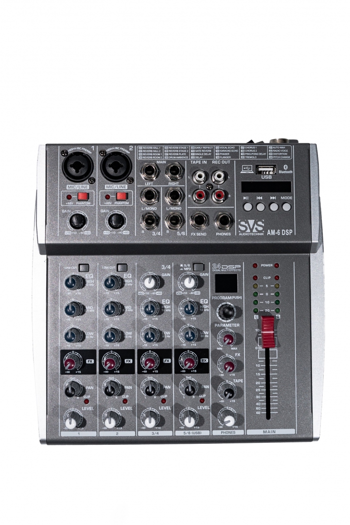 SVS Audiotechnik mixers AM-6 DSP Микшерный пульт аналоговый, 6-канальный SVS Audiotechnik mixers в Южно-Сахалинске