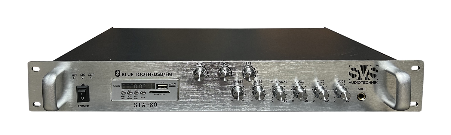 SVS Audiotechnik STA-80 Микшер-усилитель для систем Public Address в Южно-Сахалинске